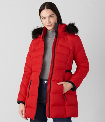 Women's Red Quilted Hooded Jacket, womens jacket, womens puffer jacket, womens hooded jacket, hooded jacket, fur hooded jacket,quilted jacket,black puffer jacket, black hooded jacket, puffer hooded jacket, leather jacket, womens leather jacket, rider jacket, womens rider jacket, womens lapel style collar jacket, wool jacket, womens wool jacket, leather coat, womens leather coat, black coat, lapel style coat,black quilted leather jacket, black leather quilted jacket, womens quilted jacket, zipper jacket, womens zipper leather jacket, black jacket, black leather jacket, hooded jacket, pink hooded jacket, womens hooded jacket,womens pink hoode jacket, grey jacket, womens grey jacket, womens hoode grey jacket,polyester jacket, womens polyester jacket, oversized leather jacket, red hooded jacket, red puffer jacket, red jacket, weleatherjacket