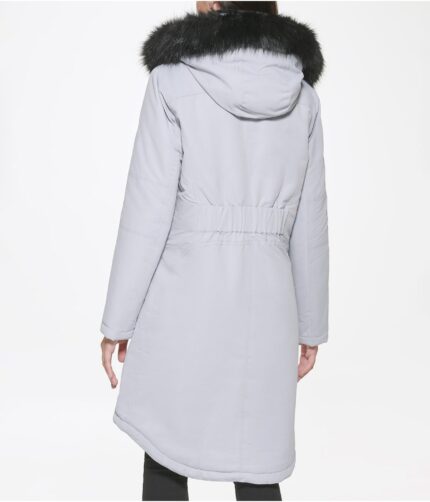 Women's Removable Fur Hood Jacket