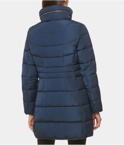 Women's Chevron Quilted Down Coat,