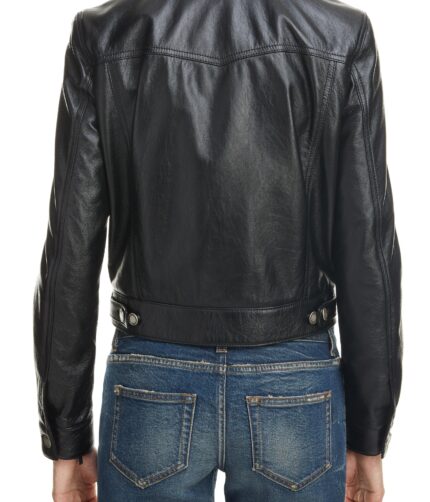 Trucker Black Leather, Black Leather Jacket, Trucker Black Leather Jacket