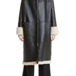 Lambskin Signature Leather, Leather Shearling Coat, Lambskin Signature Leather Shearling Coat