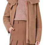 Reversible Lambskin, Shearling Coat,lambskin shearling, Reversible Lambskin Shearling Coat