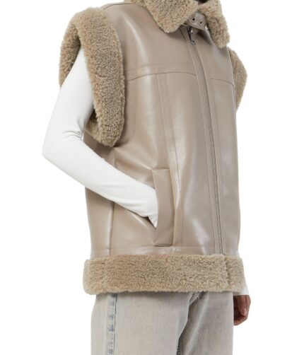 Jay Plush Shearling , Shearling Vest, Plush Shearling Vest, Jay Plush Shearling Vest