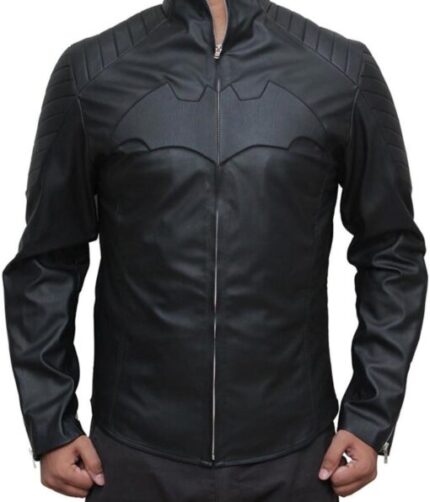 Men's Batman Black Leather Jacket, batman jacket, batman leather jacket, leather jacket,men's jacket, men's leather jacket, black jacket, black leather jacket, weleatherjacket