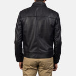 Men's Moto Black Leather Jacket