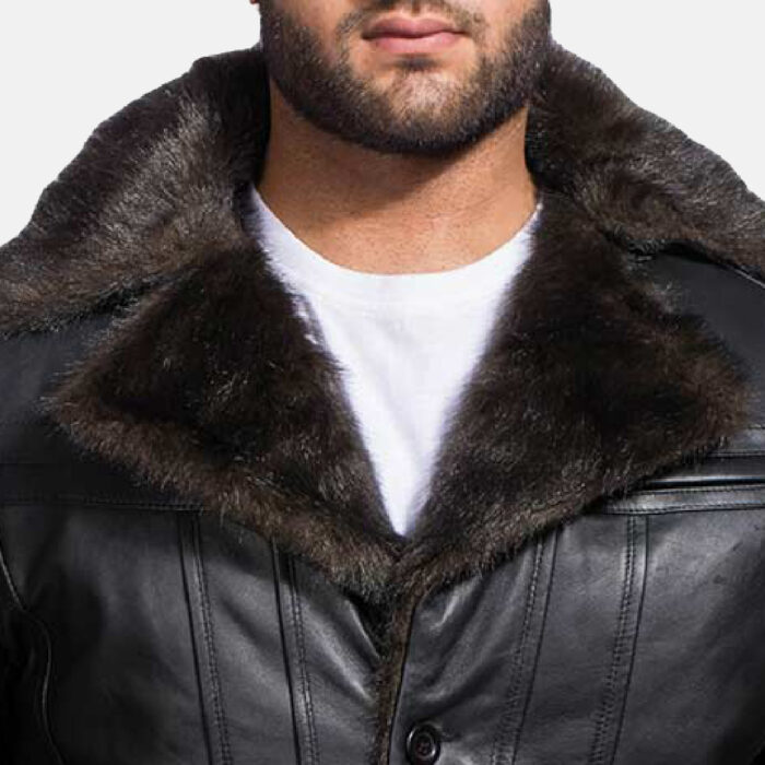 Men's Fur Leather Coat