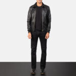 Men's Rolf Black Bomber Jacket