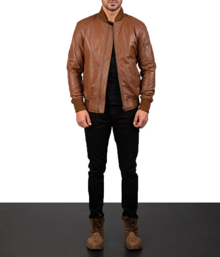 Bomia Brown Bomber Jacket, bomia jacket, bomia leather jacket, bomia brown jacket, leather jacket,men's jacket, men's leather jacket, brown jacket, brown leather jacket,bomber jacket, bomber leather jacket, brown bomber jacket, weleatherjacket