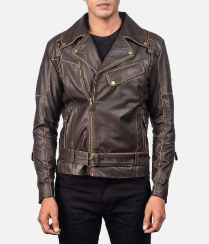 Vincent Lapel Collar Leather Jacket, vincent jacket, vincent leather jacket,leather jacket, lapel collar jacket, lapel collar leather jacket, brown jacket, brown leather jacket,men's jacket, men's leather jacket, men's brown jacket,weleatherjacket