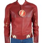 Flash Barry Allen Leather Jacket, flash barry jacket, allen jacket, allen leather jacket, red jacket, red leather jacket, men's jacket, leather jacket, men's leather jacket, weleatherjacket