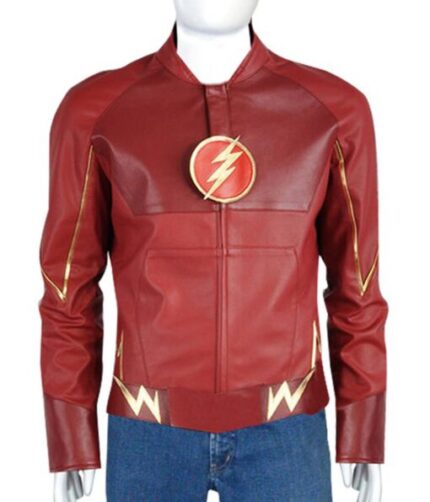 Flash Barry Allen Leather Jacket, flash barry jacket, allen jacket, allen leather jacket, red jacket, red leather jacket, men's jacket, leather jacket, men's leather jacket, weleatherjacket