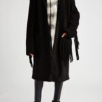 Suede Coat , Fringe Suede Coat, Coat Oversized, Fringe Suede Coat Oversized