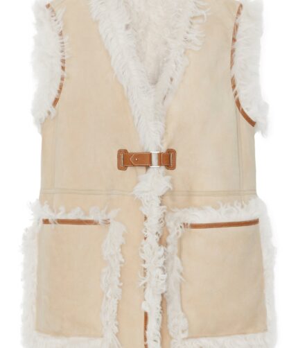 Long Hair Reversible, Reversible Vest Shearling, Long Hair Reversible Vest Shearling