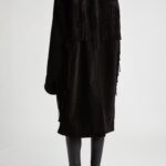 Suede Coat , Fringe Suede Coat, Coat Oversized, Fringe Suede Coat Oversized