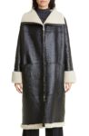 Lambskin Signature Leather, Leather Shearling Coat, Lambskin Signature Leather Shearling Coat