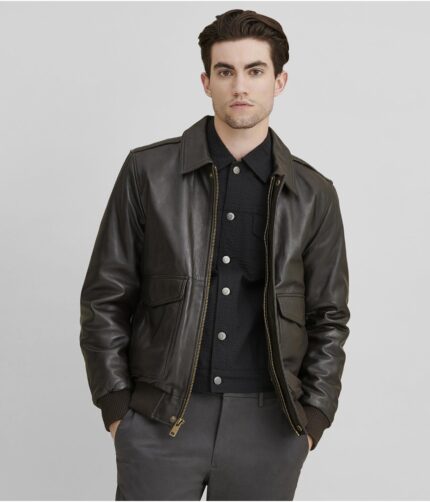 Men's Black Bomber Leather Jacket, mens jacket, mens leather jacket, mens black leather jacket, mens blazer jacket tall leather jacket, lapel collar blazer jacket,black jacket, mens black jacket mens shoulder jacket, mens shoulder quilted jacket,mens quilted jacket, rob quilted jacket, mens rob jacket, mens bomber jacket, black bomber leather jacket,bomber jacket, bomber leather jacket, black bomber jacket, weleatherjacket