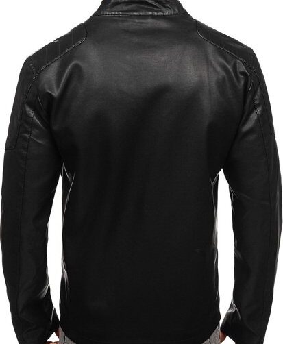 Black Racing Leather Jacket