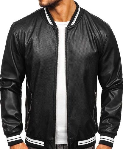 Men's Black Varsity Leather Jacket, men's jacket, men's leather jacket,leather jacket,black jacket, black leather jacket, varisty jacket, varsity leather jacket, black varisty jacket,bomber jacket, black bomber jacket, bomber leather jacket, weleatherjacket