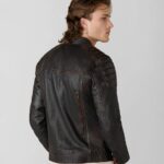 Men's Crusader Style leather Jacket