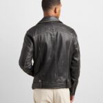 Men's Black Leather Jacket