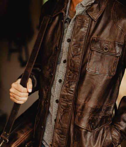 Men's Sheridan Leather Barn Jacket