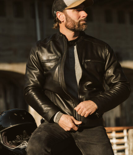 Men's Black Leather Moto Jacket, men's jacket, men's leather jacket,leather jacket, black jacket, black moto jacket,moto jacket, moto leather jacket, black moto jacket, weleatherjacket