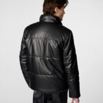 Men's Black Polyester Jacket