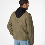 Men's Snap Collar Hood Jacket,