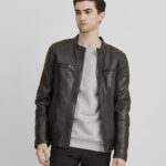 Men's Quilted Shoulder Leather Jacket, mens jacket, mens leather jacket, mens black leather jacket, mens blazer jacket tall leather jacket, lapel collar blazer jacket,black jacket, mens black jacket mens shoulder jacket, mens shoulder quilted jacket,mens quilted jacket, rob quilted jacket, mens rob jacket, weleatherjacket