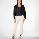 Kiley Textured Leather Jacket