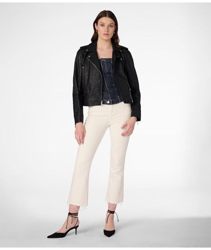 Kiley Textured Leather Jacket