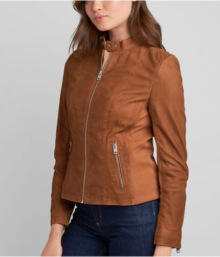 Cindy Brown Leather Jacket