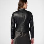 Samantha Black Leather Jacket