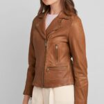 Women's Tracy Asymmetric Leather Jacket