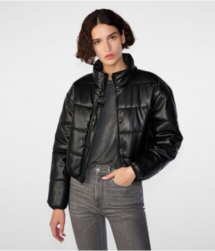 Women's Black Puffer Jacket